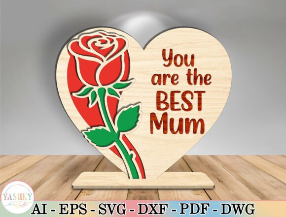 Best Mum Sign Laser Cut File SVG