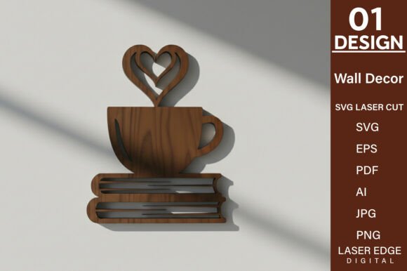 Coffee Lover Wall Art Laser Cut SVG Review