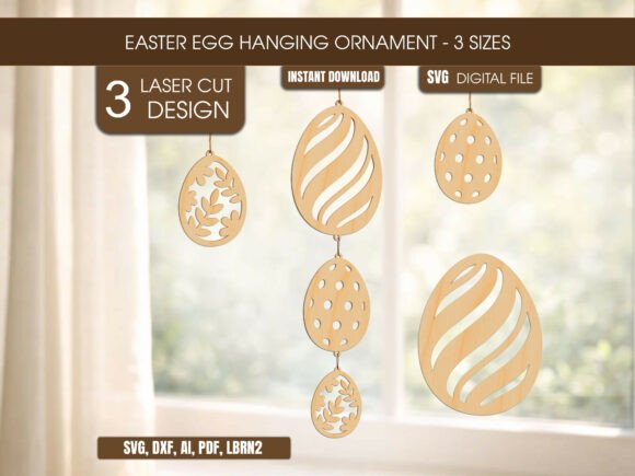 Easter Egg Hanging SVG Bundle: Laser Cutting and Spring Amp Review