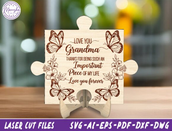 Grandma Puzzle Laser Cut File SVG: A Brand Designer’s Review for Mother S Day