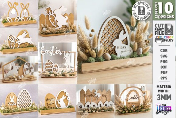 Minimalist Easter Bunny Decor Laser Set: A Spring Amp Review