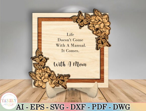 Mom Sign Glowforge XTool Stand SVG Review