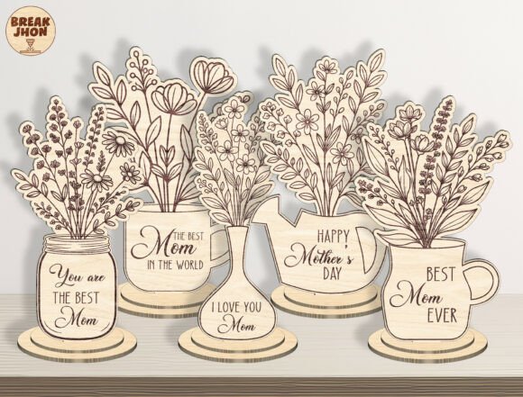 Mother’s Day Laser Cut File SVG Bundle