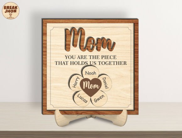 Mother’s Day Laser Cutting: Personalized Mom Flower Sign SVG Review