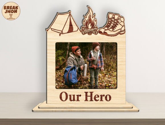 Our Hero Photo Frame Laser Cut File SVG Review