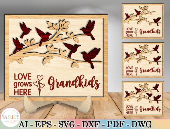 Personalized Grandma Laser Cut File Svg for Mother S Day