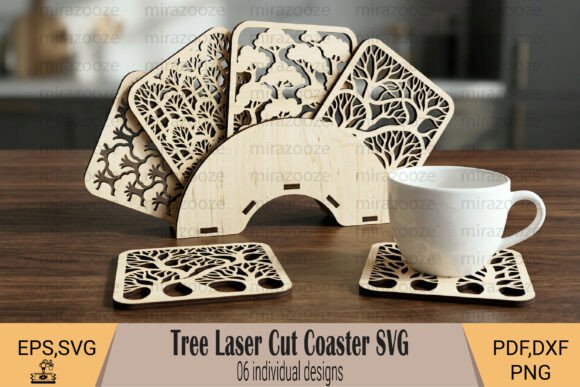 Tree Laser Cut Coaster SVG Bundle: Editorial Review for Digital Publishers