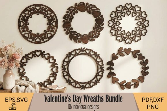 Valentine Heart Wreath Laser Cut for Valentine S Day